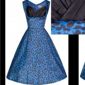 Lindy Bop Electric Blue Rockabilly Pinup Dress